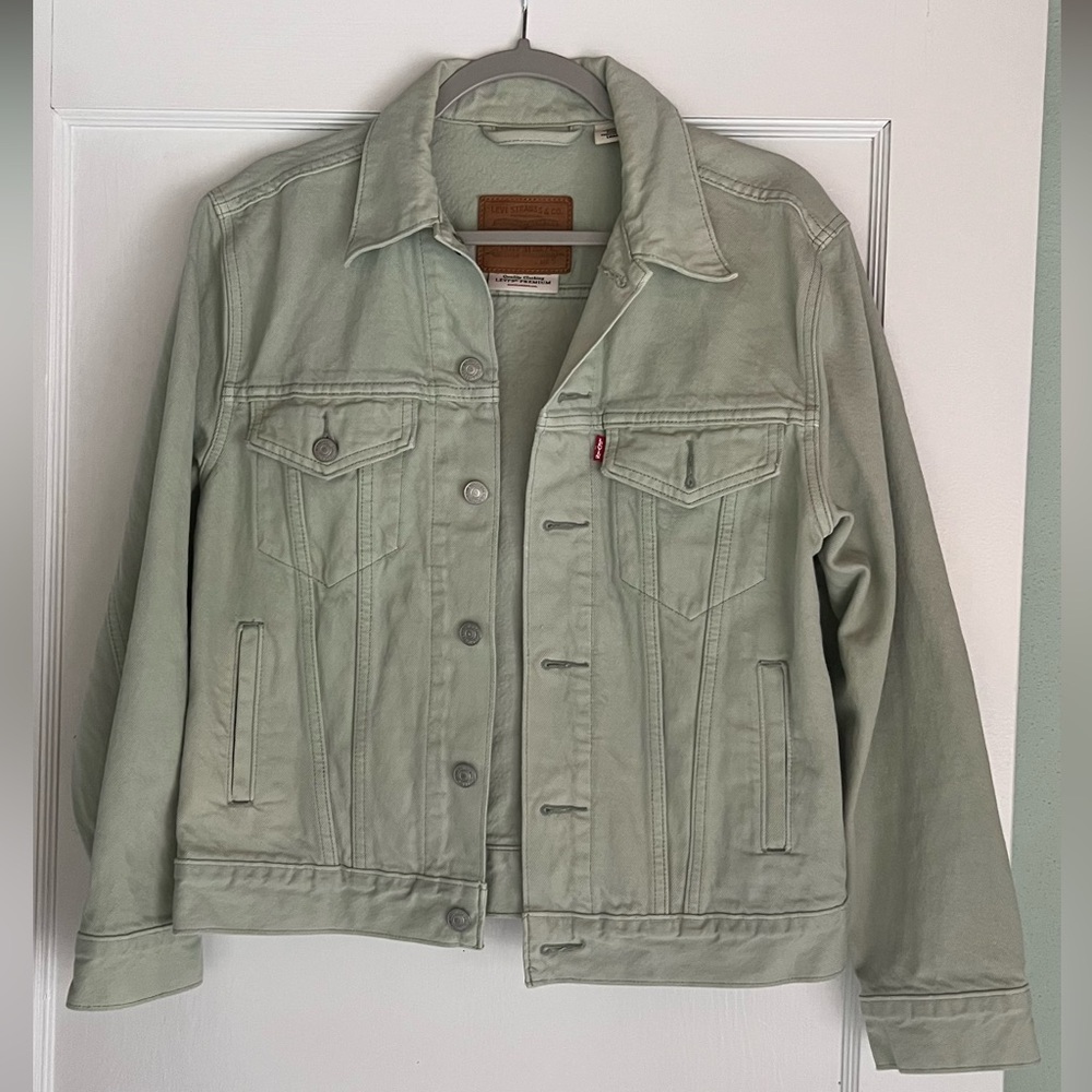 LEVIS green denim jacket